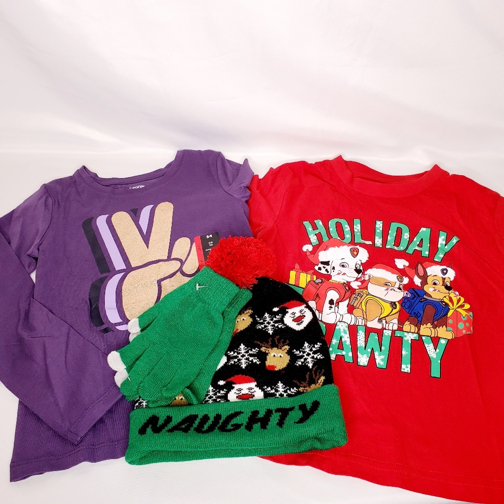 Girls 4 Piece Bundle - Christmas Themed